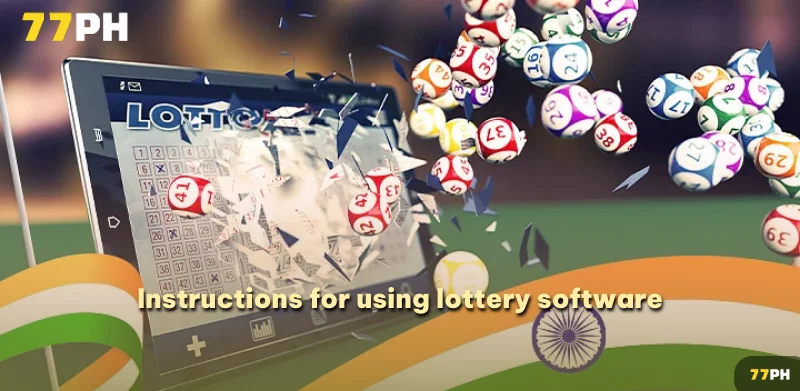 Instructions for using lottery software